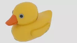 Duckling Low-poly  3D model