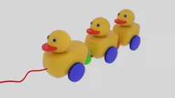 Duckling Toy 3D model