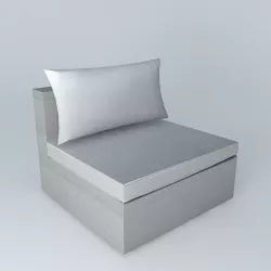 Fireside IBIZA light gray 3D model