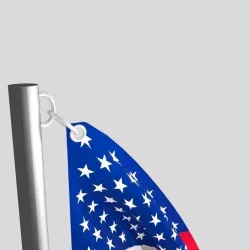 flag animation 3D model USA 3D model