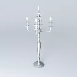 Floor Lamp Candelabra Maisons du monde 3D model