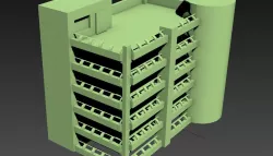 Garage parking 3D model