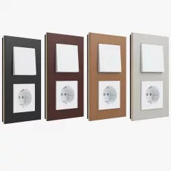 GIRA Switches  Sockets Low-poly  3D model