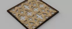 gothic wall window piece