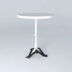 Green bistro table 3D model
