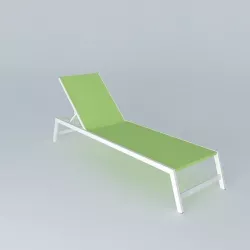 Green sunbathing HAWAII 3D model