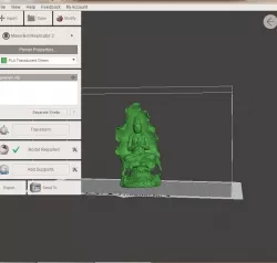 Guanyin sculpture 3D model