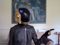 Guy-Manuel de Homem-Christo Daft Punk Helmet with Programmable LED Lighting