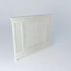 Headboard Castile 3D model