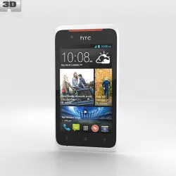 HTC Desire 210 White 3D model
