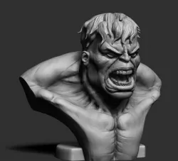 Hulk Bust 3D model