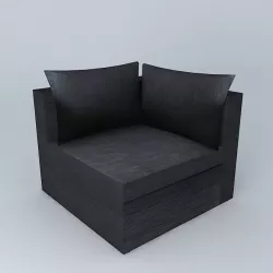 IBIZA Angle armchair  3D model