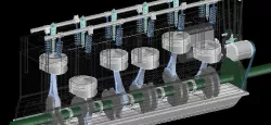 In-line engine