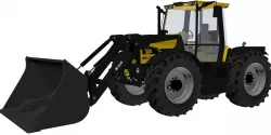 JCB Fastrac 2150 FL Loader Low-poly  3D model