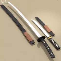 Katana and Wakizashi 3D model