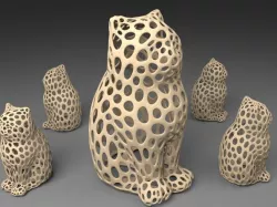 LASER CAT - Voronoi Style