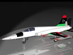 Libyan Aircraft F-5E Tiger 3 III 3D model
