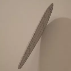 Longboard deck 3D model