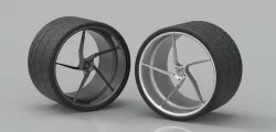 Low Profile Tyre N Alloy 5