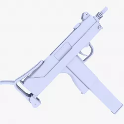 Mac 11 SMG Low-poly  3D model