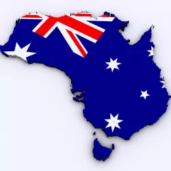 Map of Australia 3D model