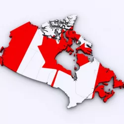 Map of Canada 3D model