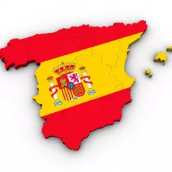 Map of Spain 3D model