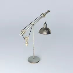 metal lamp houses the world 3D model
