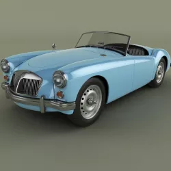 MG MGA Mk2 3D model