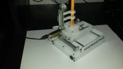 Micro mini CNC Plotter
