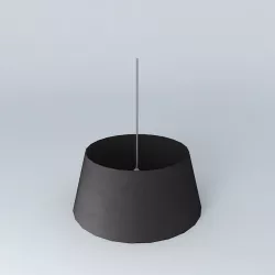Modern dark lamp 3D model