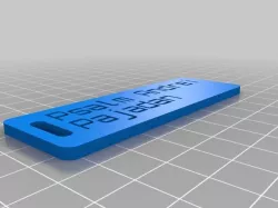 My Customized Customizer Version of luggage label