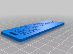 My Customized Customizer Version of luggage label