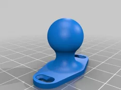 My Customized Dual Articulated Ball Joint Fan Mount with Twist-Lock Base