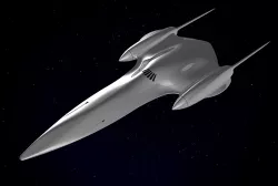 Naboo Queens Royal starship J-type 327 3D model