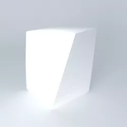 Night table futuristic design 3D model