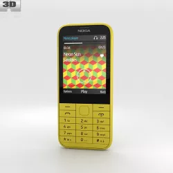 Nokia 225 Yellow 3D model