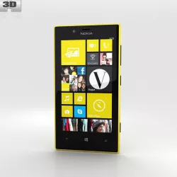  Nokia Lumia 720 Yellow 3D model