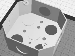 Octogonal electrical box