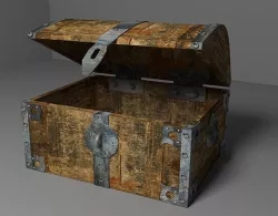 Old chest 3D model