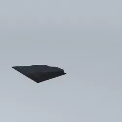 Outdoor Rugs Ibiza Black  3D model