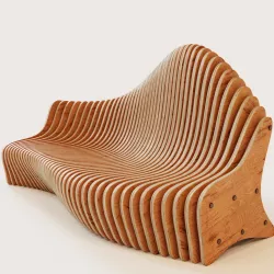 Parametric bench 3D model