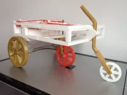 Printed self-propelling cart