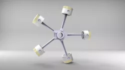 Radial Engine (Along with its parts)