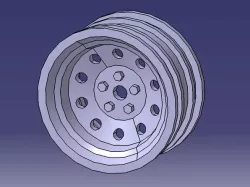 RC Crawler 1:10 4x4 Wheel Rim v1.1