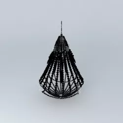 Retro chandelier  3D model