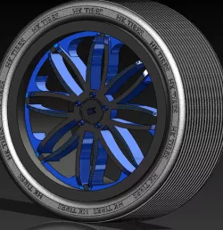 RIM AND TIRE