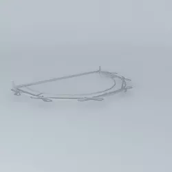 Romantic bedroom decor  3D model