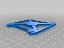 Rotatable speaker holder for mounting under the ledge
