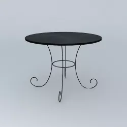 Round table  3D model